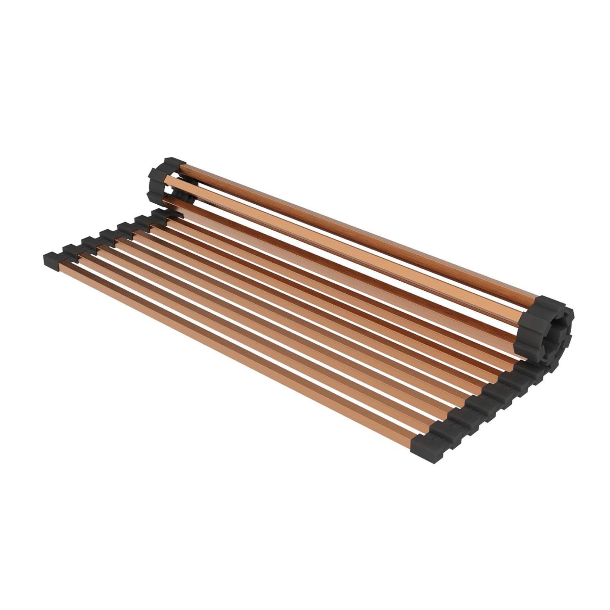 Кухонная мойка Roxen Uno 560210-54BR-V бронза/текстурная PVD покрытие (с ролл-матом и дозатором) фото-4