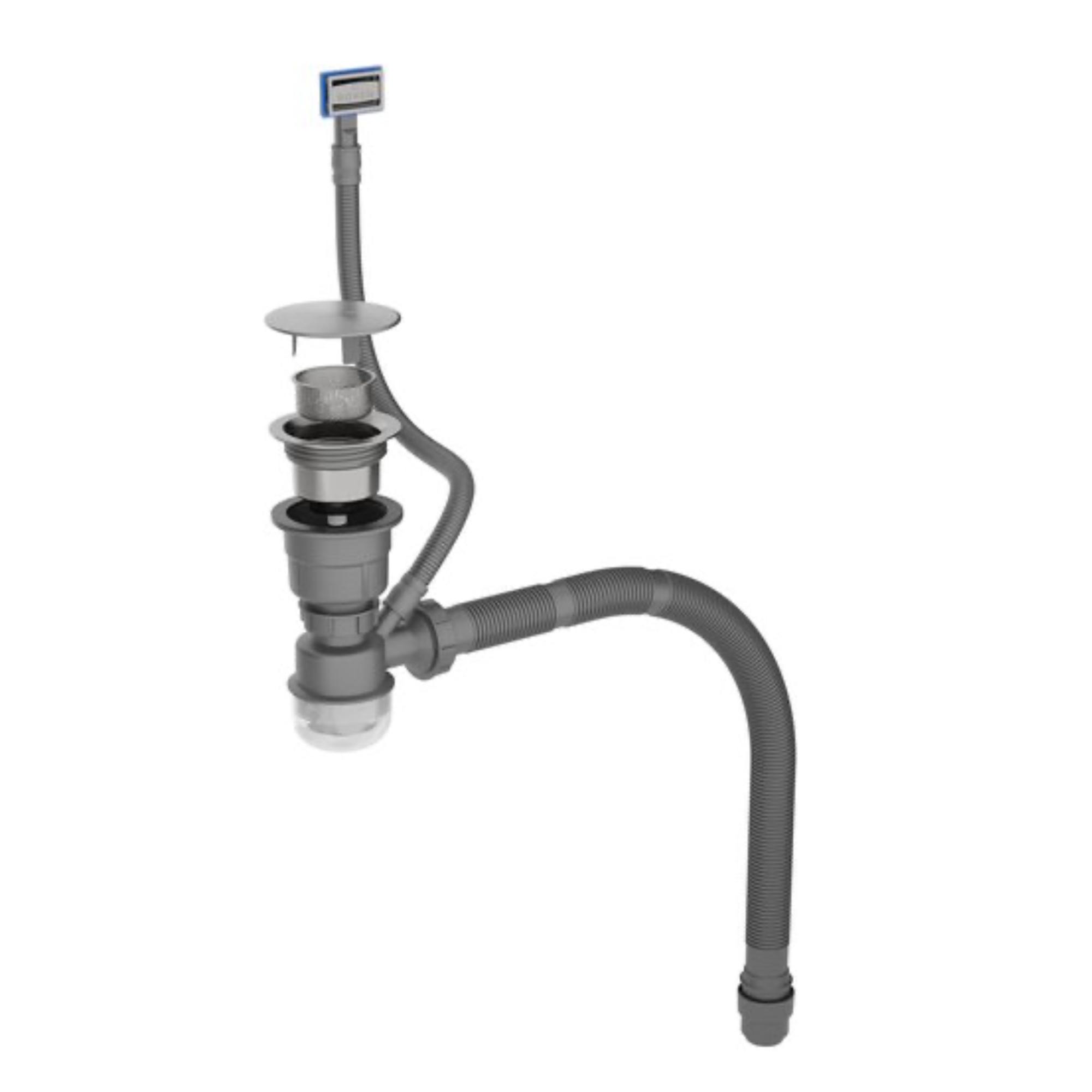 Кухонная мойка Roxen Simple 560220-60-GR сатин/текстурная (с коландером и дозатором) фото-5