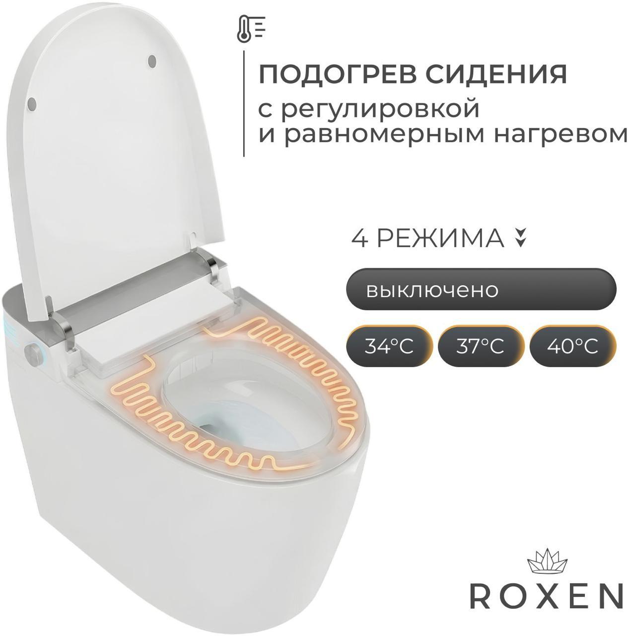 Унитаз приставной Roxen Smart Simple 670310-02 фото-5