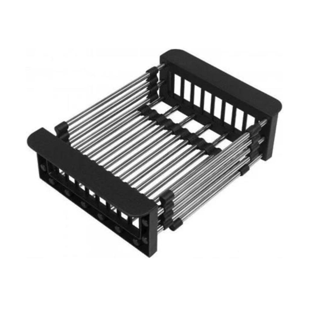Кухонная мойка ALLBA 600x500 Black PVD Decor (коландер, дозатор) фото-5