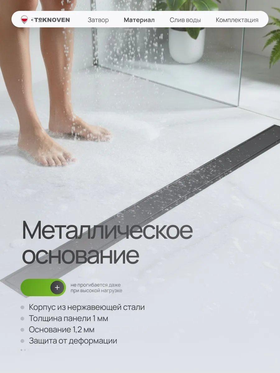 Трап/канал Teknoven TN7D80CZ 800x70 (черный) фото-8 Трап/канал Teknoven TN7D80CZ 800x70 (черный) фото-8