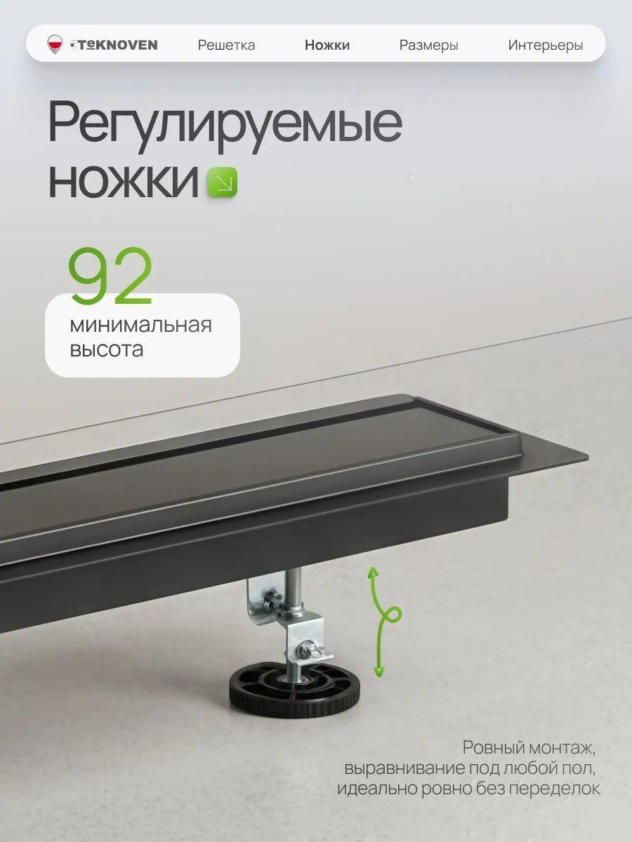 Трап/канал Teknoven TN7D80CZ 800x70 (черный) фото-9 Трап/канал Teknoven TN7D80CZ 800x70 (черный) фото-9