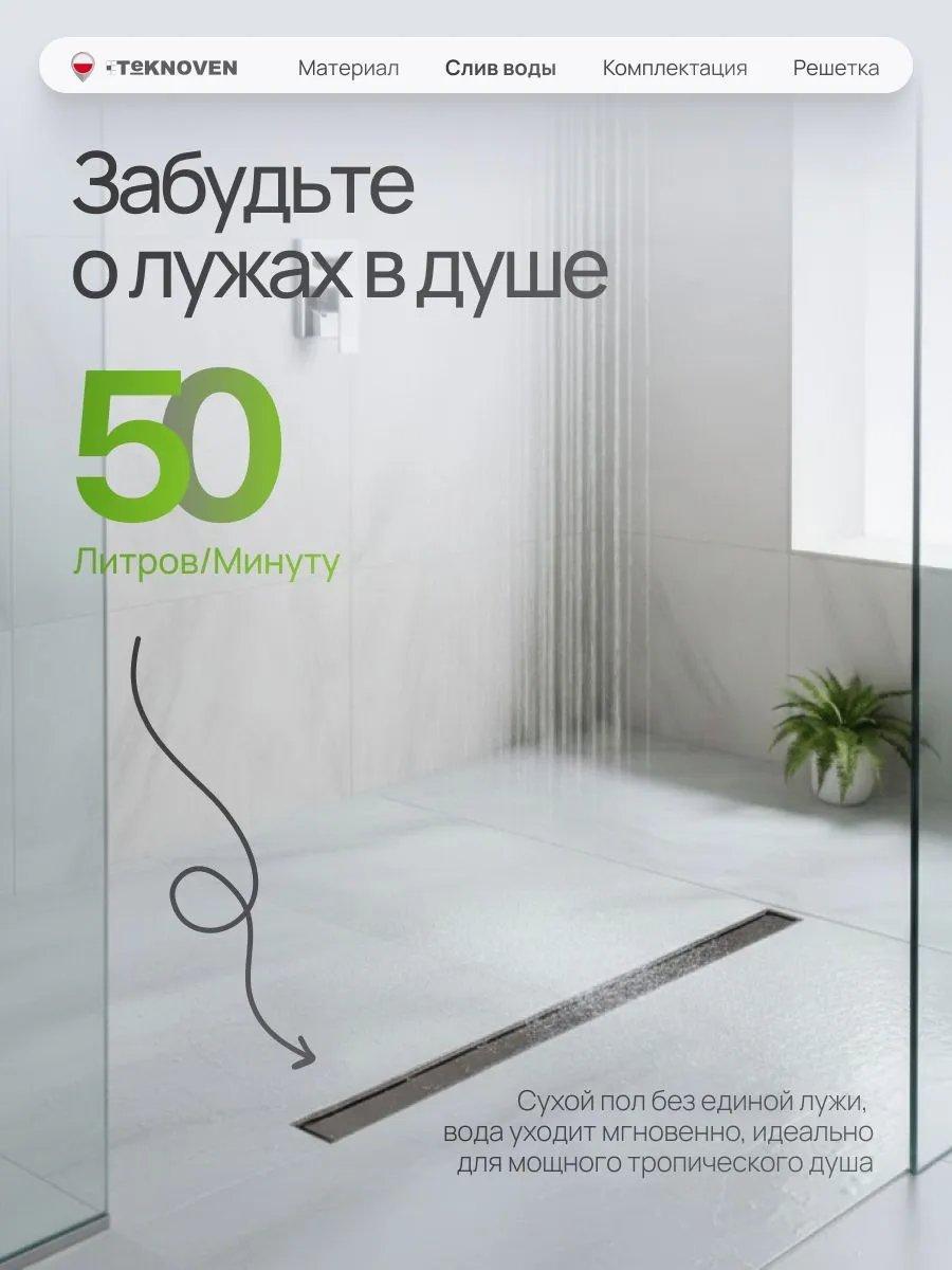 Трап/канал Teknoven TN7D70GM 700x70 (оружейная сталь) фото-8