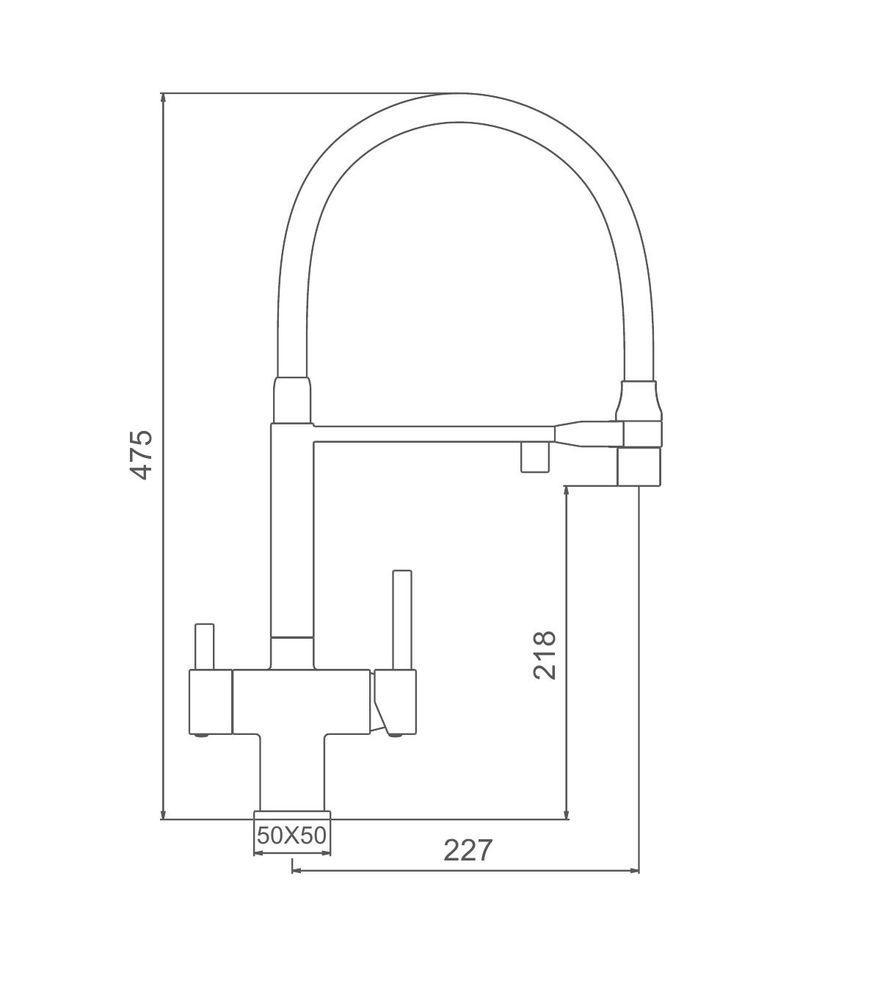 Смеситель Gappo G4395-56 фото-3