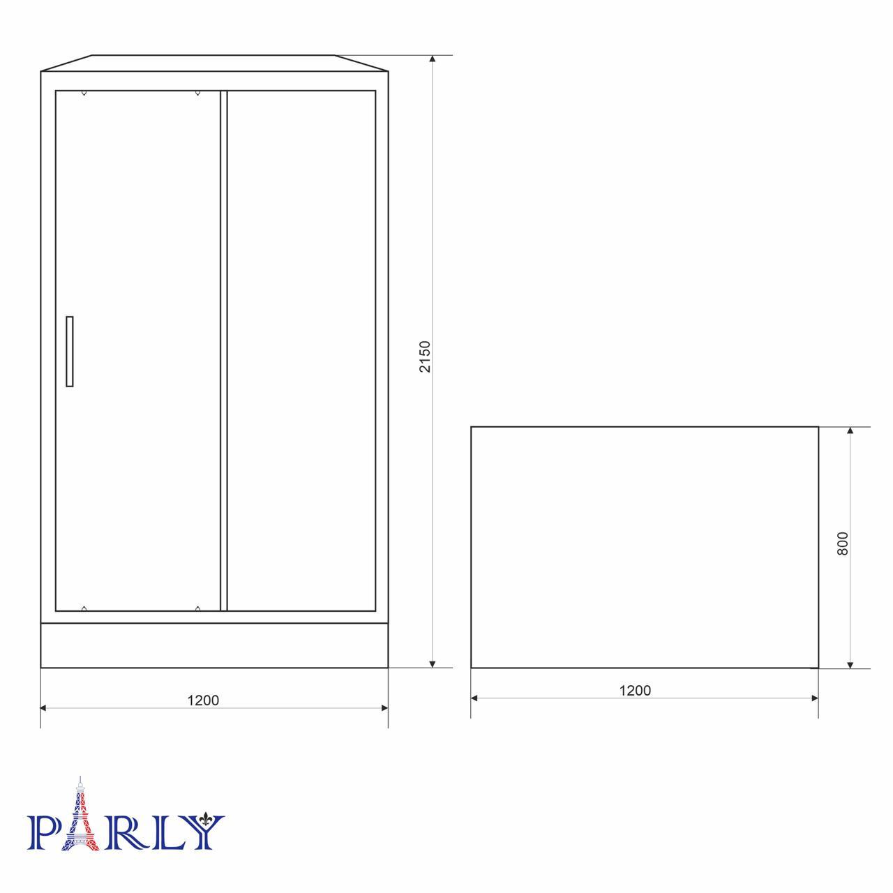Душевая кабина Parly BETT B120 фото-5 Душевая кабина Parly BETT B120 фото-5