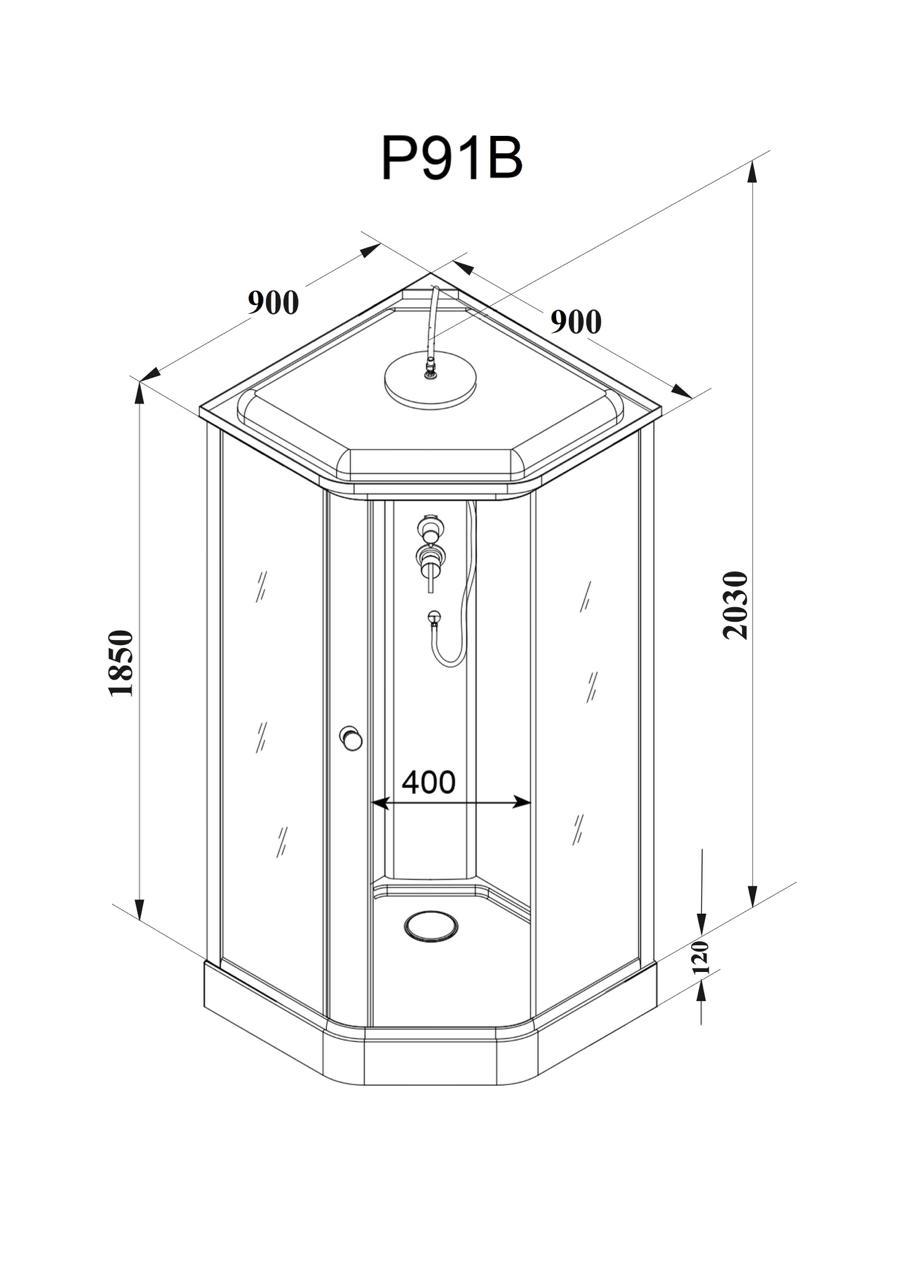 Душевая кабина Parly P91B фото-4