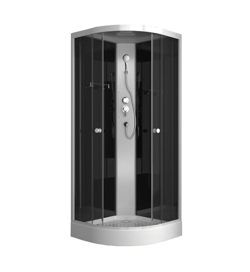 Душевая кабина Oda 8520NT (черный/тонированное стекло) фото-3
