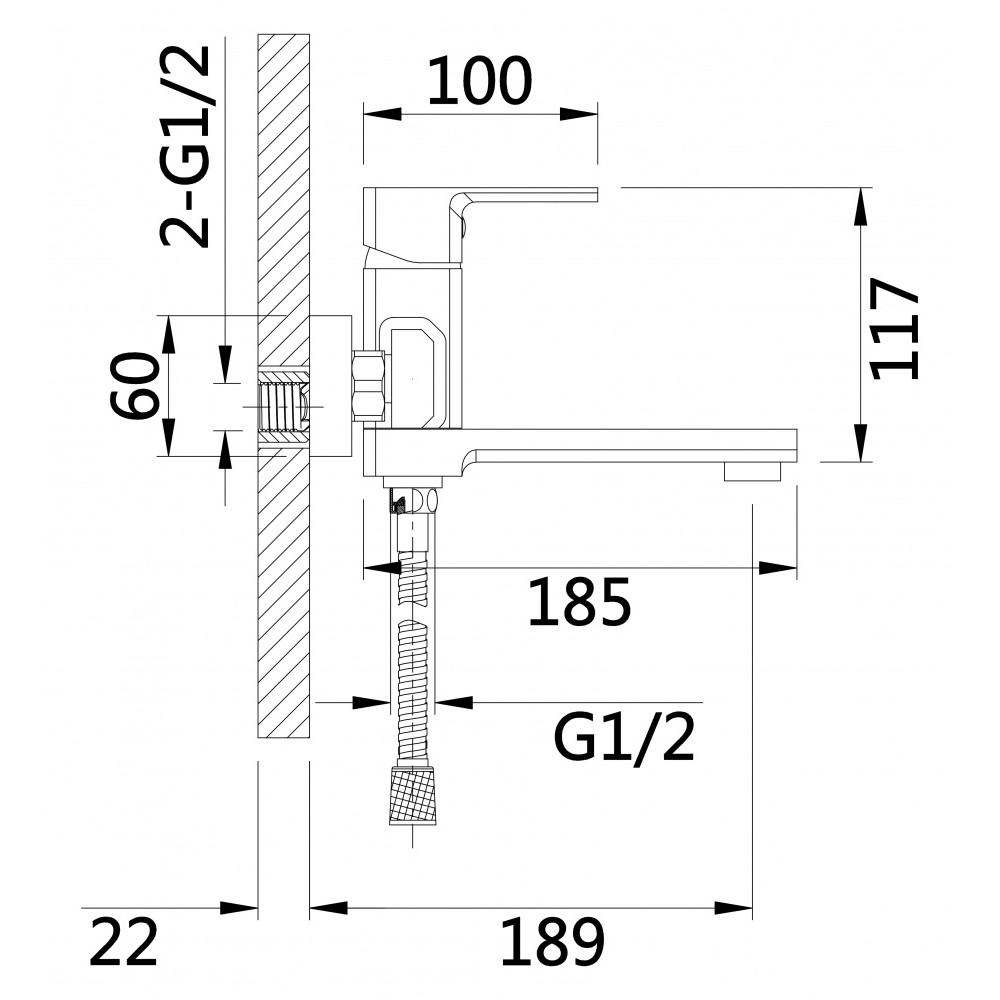 Смеситель Hansen H30010 фото-2