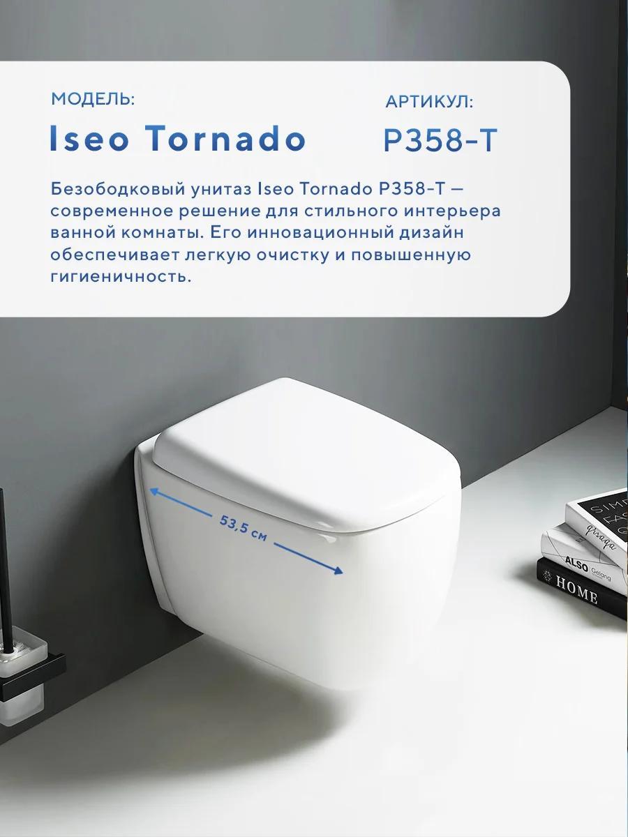 Унитаз подвесной Amore di Mare Iseo Tornado P358-T фото-7