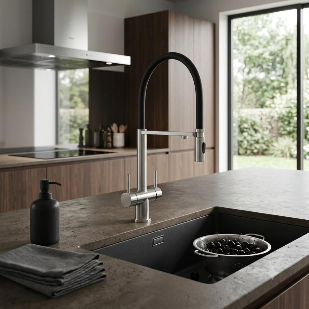 Смеситель Vivi Felice 1314 Sn Satinato Nero фото-2