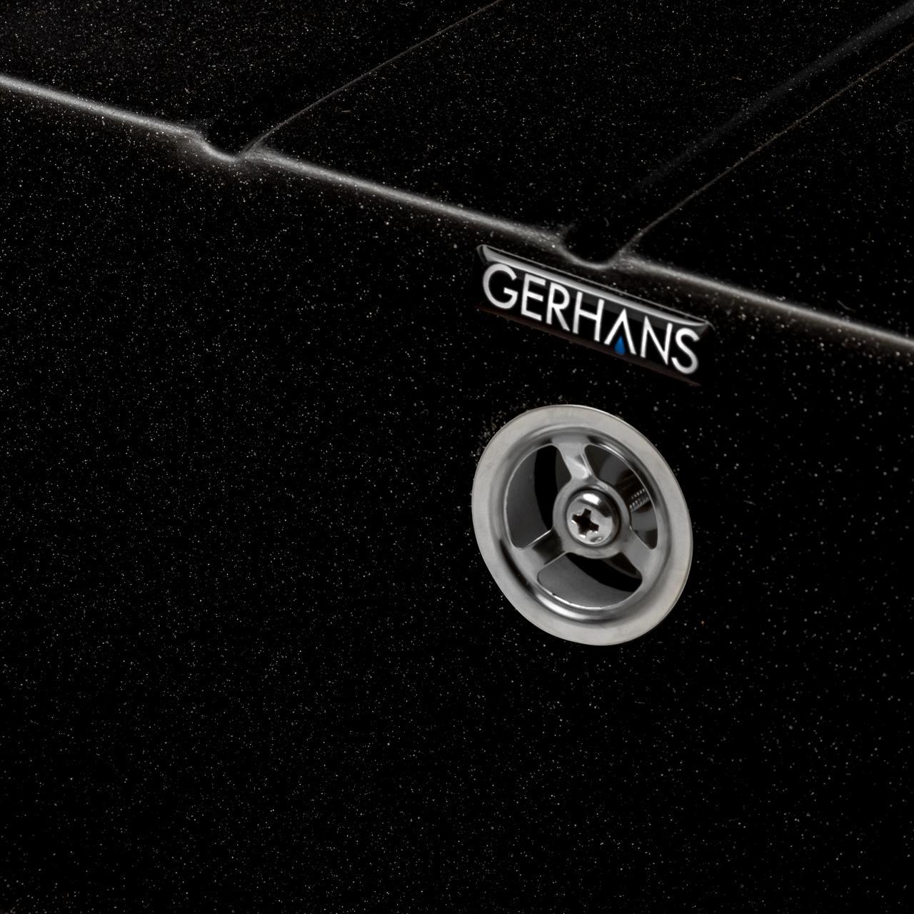 Кухонная мойка Gerhans B20 (оникс) фото-4