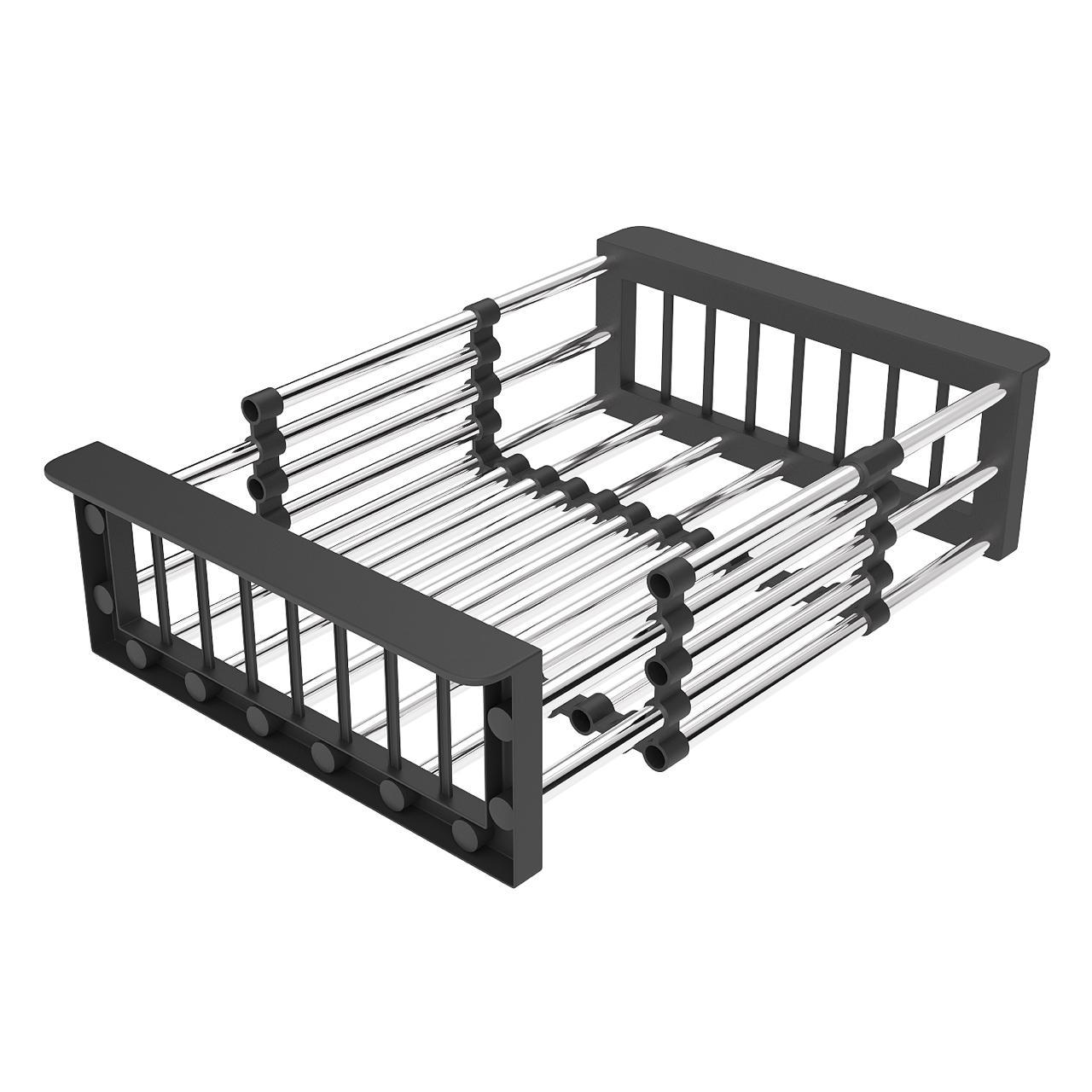 Кухонная мойка Roxen Stage Plus 560250-60B многофункциональная 8 в 1 (60*48/графит) фото-7
