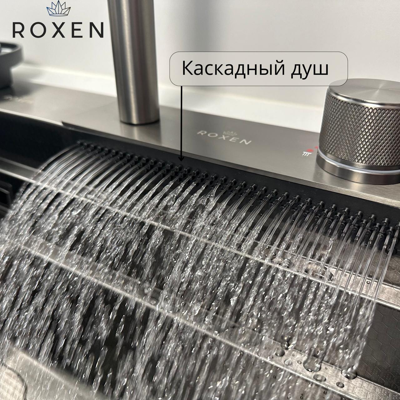 Кухонная мойка Roxen Stage Plus 560250-60B многофункциональная 8 в 1 (60*48/графит) фото-8