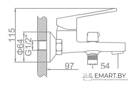 Смеситель Ledeme L3267 фото-2