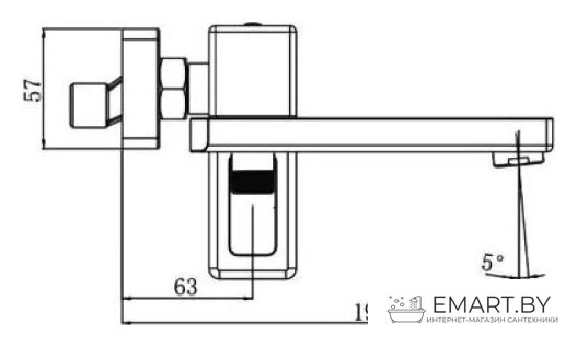 Смеситель Gappo G3217-3 фото-2