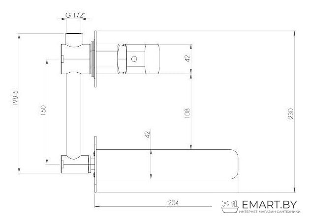 Смеситель Deante Hiacynt BQH 054L фото-3