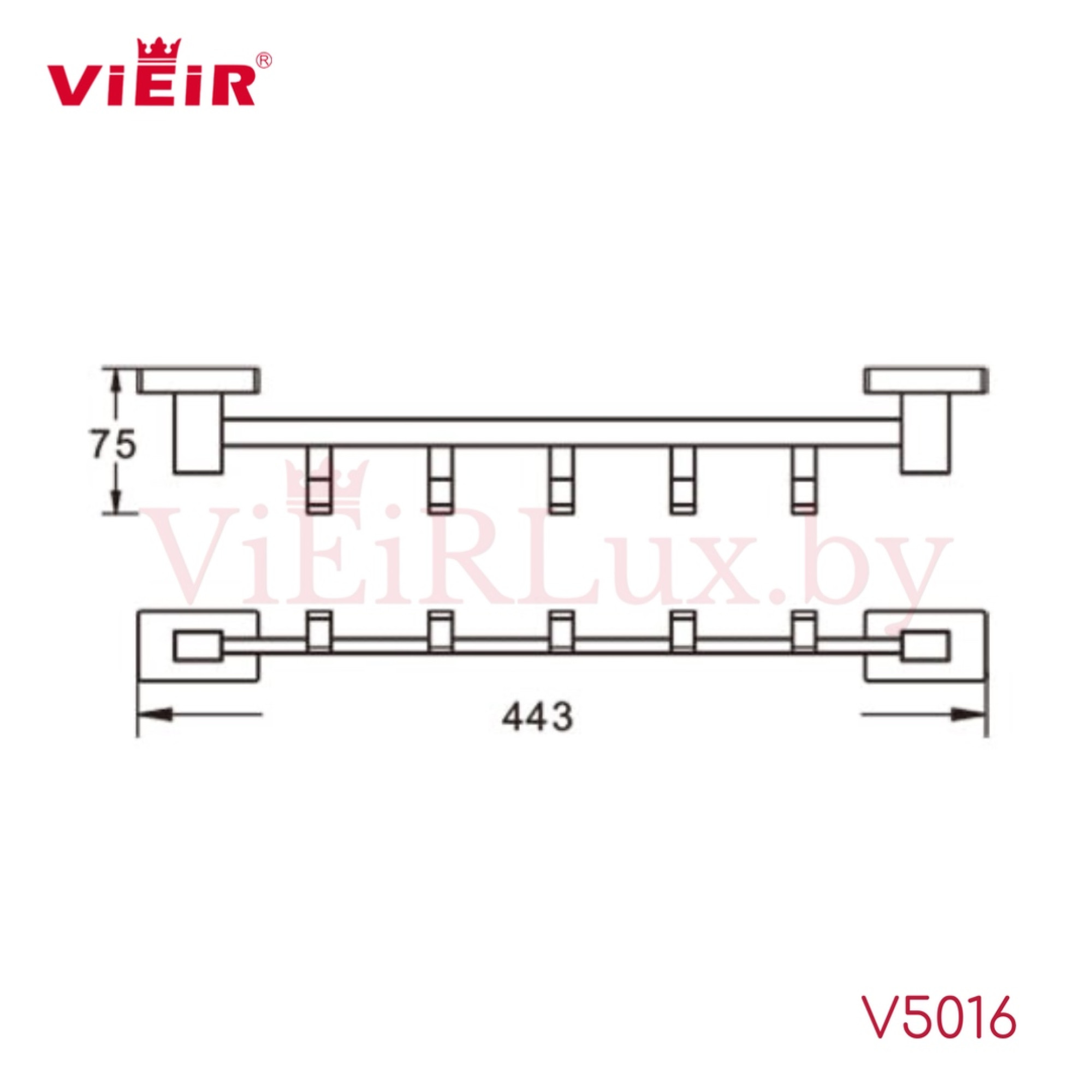 Полотенцедержатель Vieir 5016-C фото-2