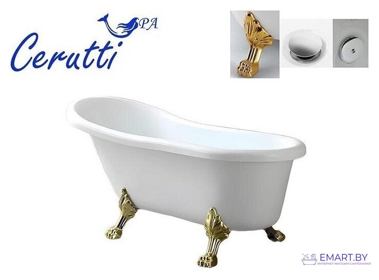 Ванна Cerutti Spa Classic 170G CT9668 1700x790x750 фото-4