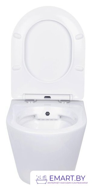 Унитаз подвесной Roxen Antares bidet в комплекте с инсталляцией StounFix Dual Fresh 6 в 1 968097 (кнопка: золото глянцевое ) фото-5