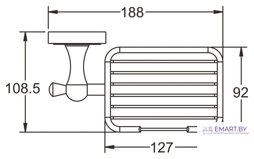 Мыльница Rose RG1004Q фото-3