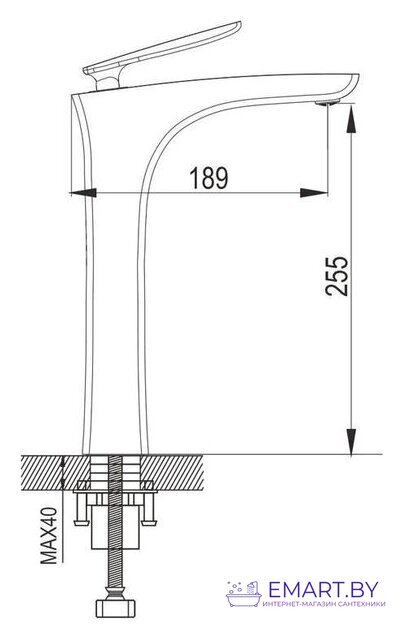 Смеситель Rose R2711H фото-2