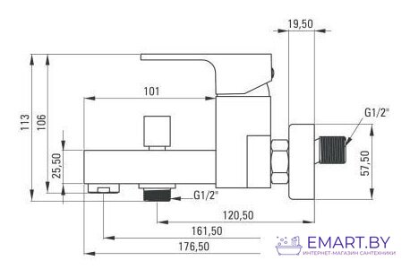 Смеситель Deante Anemon Bis BBZ N10M фото-2