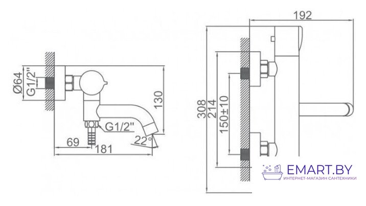 Смеситель Ledeme L3399 фото-2