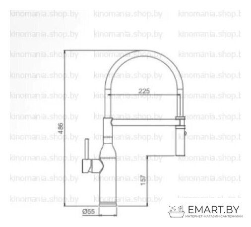 Смеситель Gappo G4098-25 фото-4