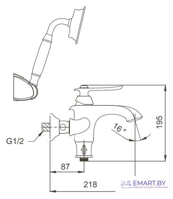 Смеситель Gappo G3269 фото-2