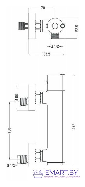 Смеситель Deante Joko BOJ 04BT фото-2