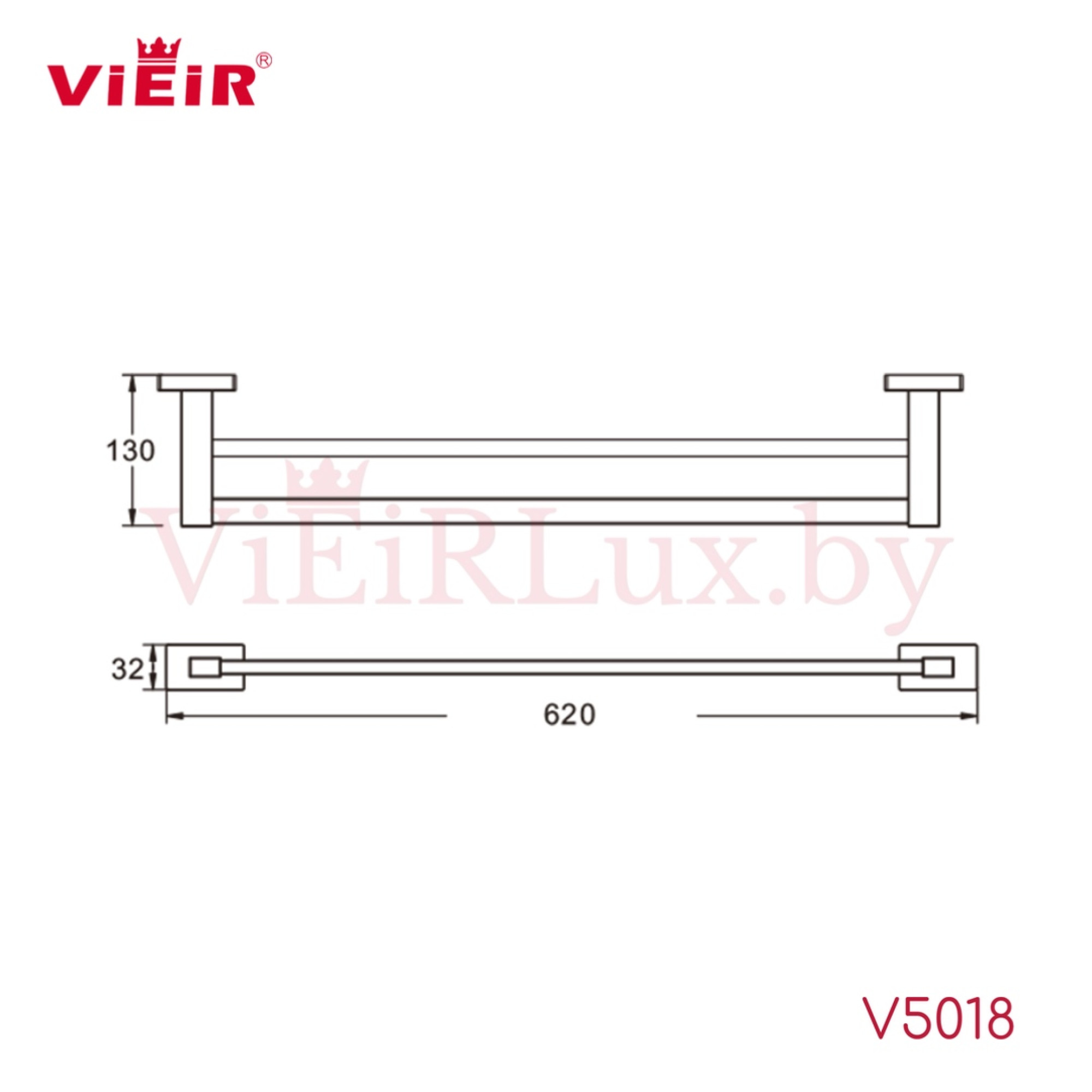 Полотенцедержатель Vieir 5018-F белый фото-2