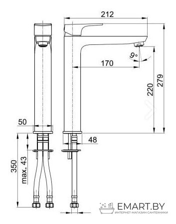 Смеситель Armatura Mokait 5532-612-81 фото-2