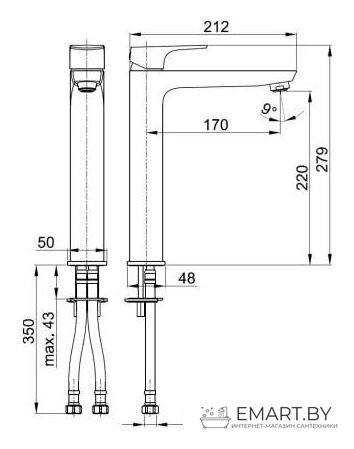 Смеситель Armatura Mokait 5532-612-00 фото-2