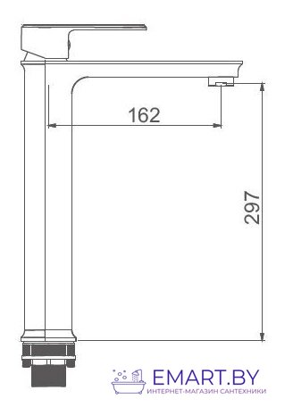 Смеситель Gerhans K22 K11122T фото-2