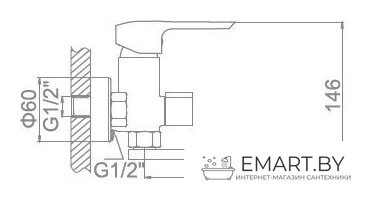 Смеситель Ledeme L3158 фото-2