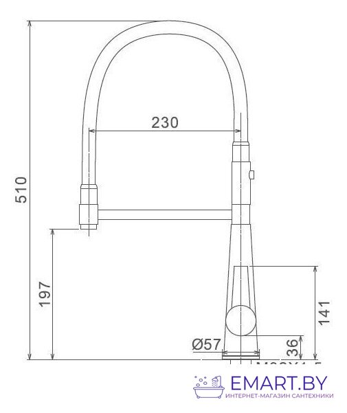 Смеситель Gappo G4398-15 фото-5