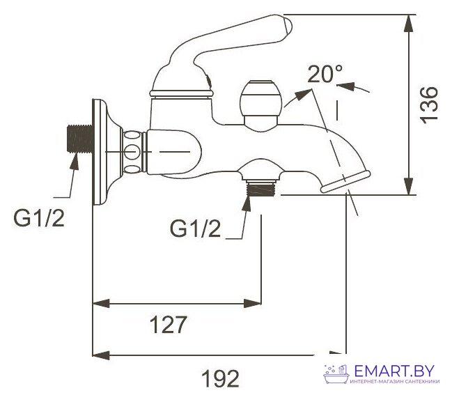 Смеситель Gappo G3288 фото-2