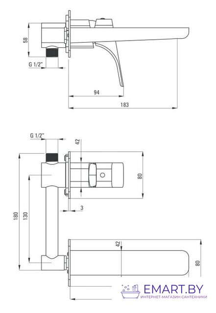 Смеситель Deante Hiacynt BQH N54L фото-2