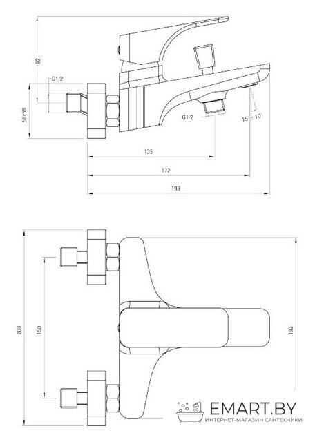 Смеситель Deante Hiacynt Bianco BQH A10M фото-2