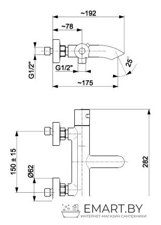 Смеситель Armatura Moza 5734-010-81 фото-2