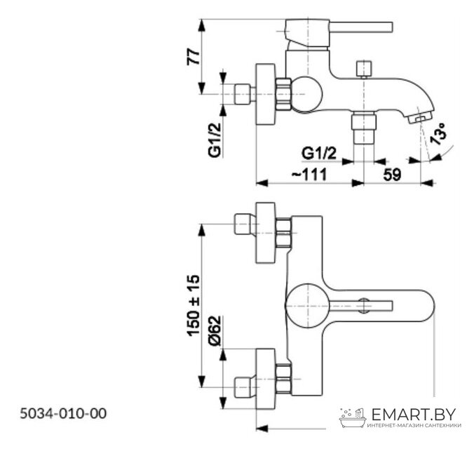 Смеситель Armatura Moza 5034-010-31 фото-2