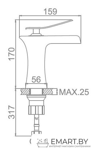 Смеситель Ledeme L1055-23 фото-3