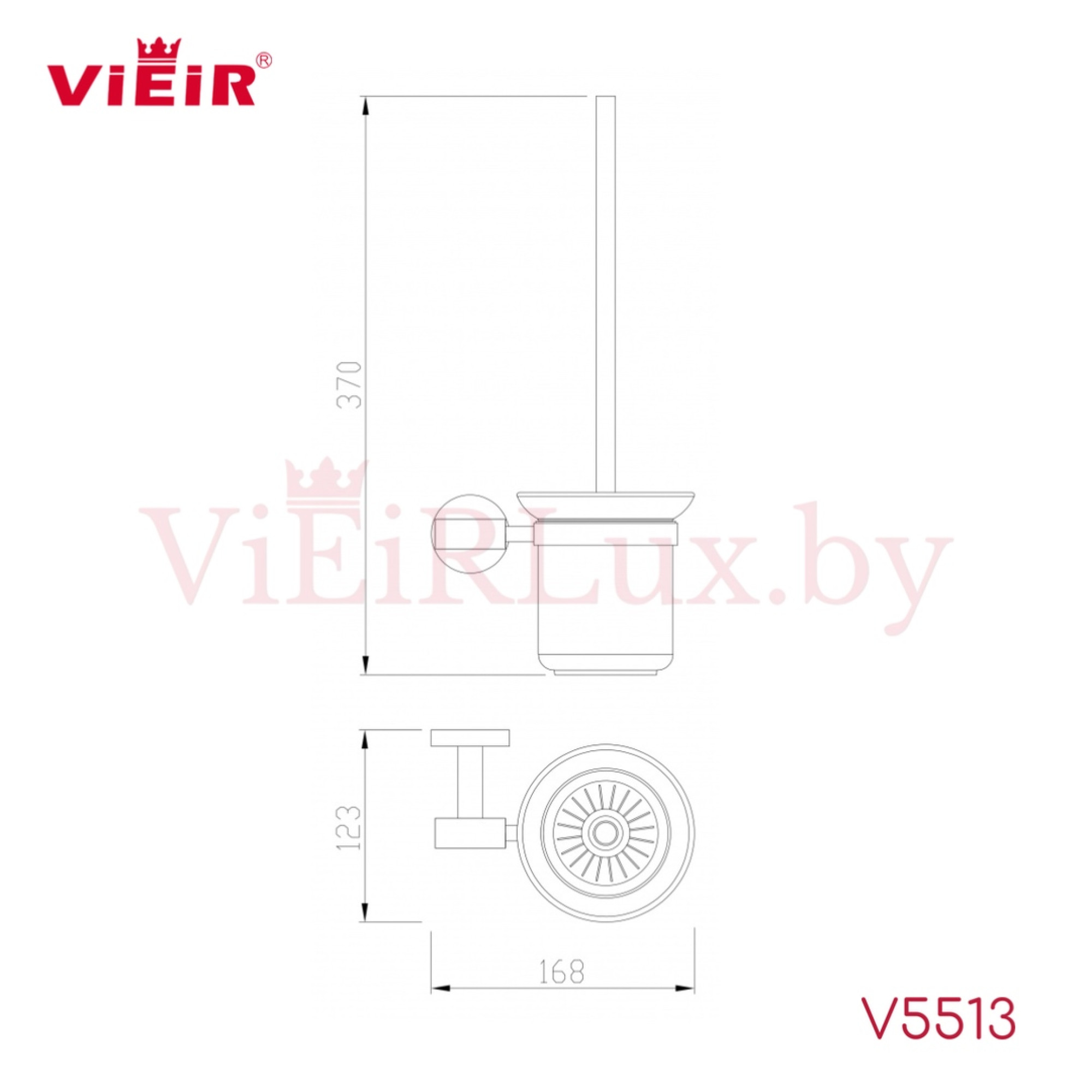 Ёршик Vieir 5513 хром фото-2