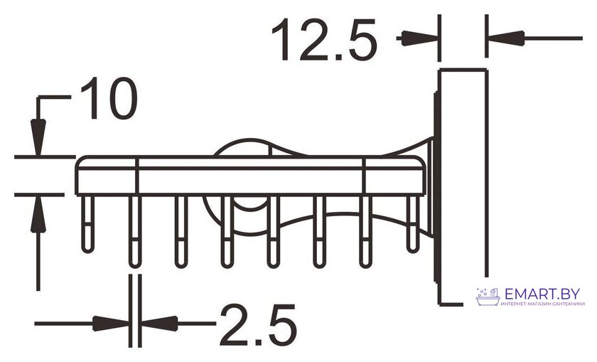 Мыльница Rose RG1004Q фото-2