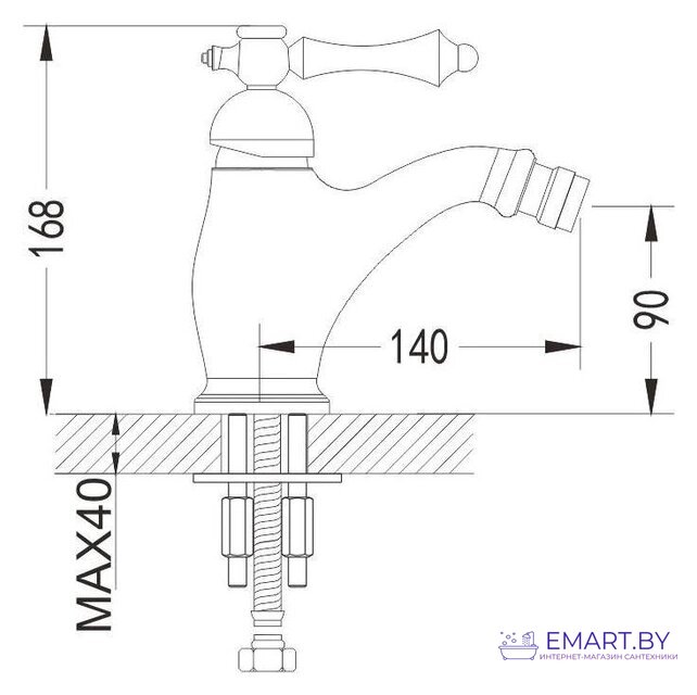 Смеситель Rose R0107 фото-2