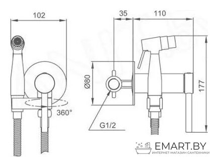 Смеситель Gappo G7206 - фото2