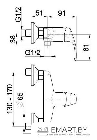 Смеситель Armatura Krzem 4216-010-00 фото-2