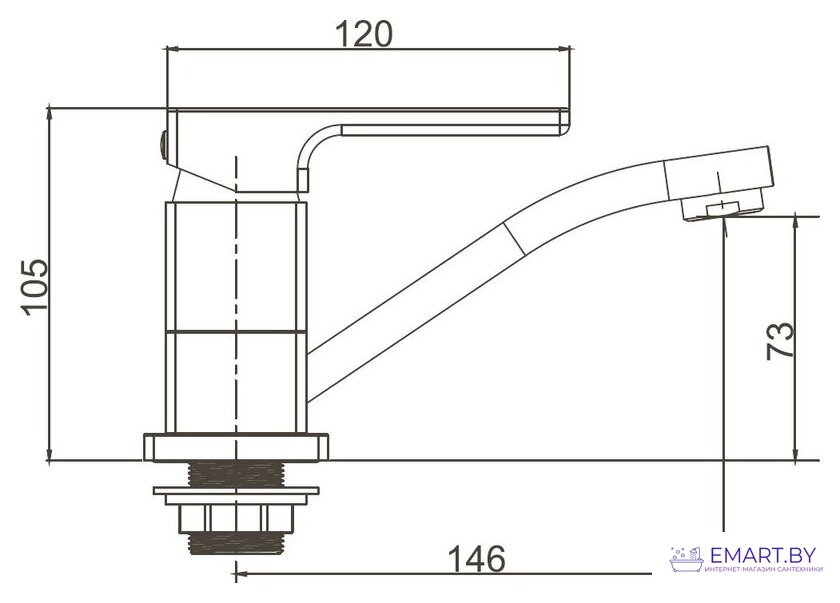 Смеситель Gappo G4518 фото-2