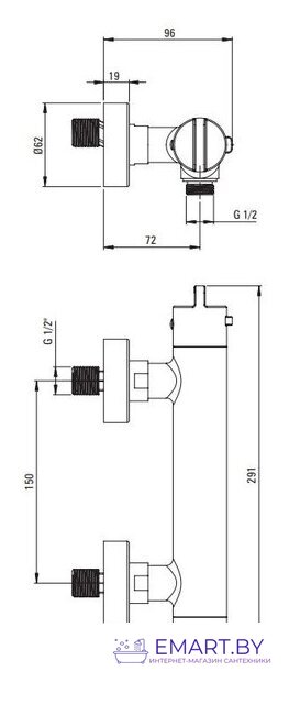 Смеситель Deante Stal BCH F4BT фото-4