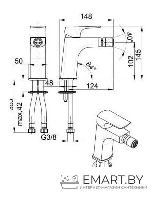 Смеситель Armatura Mokait 5537-015-81 фото-2